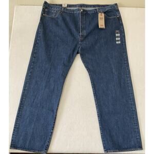 Levi’s 501 Original Jeans Mens 52x34 Big & Tall Button Fly Straight **NWT